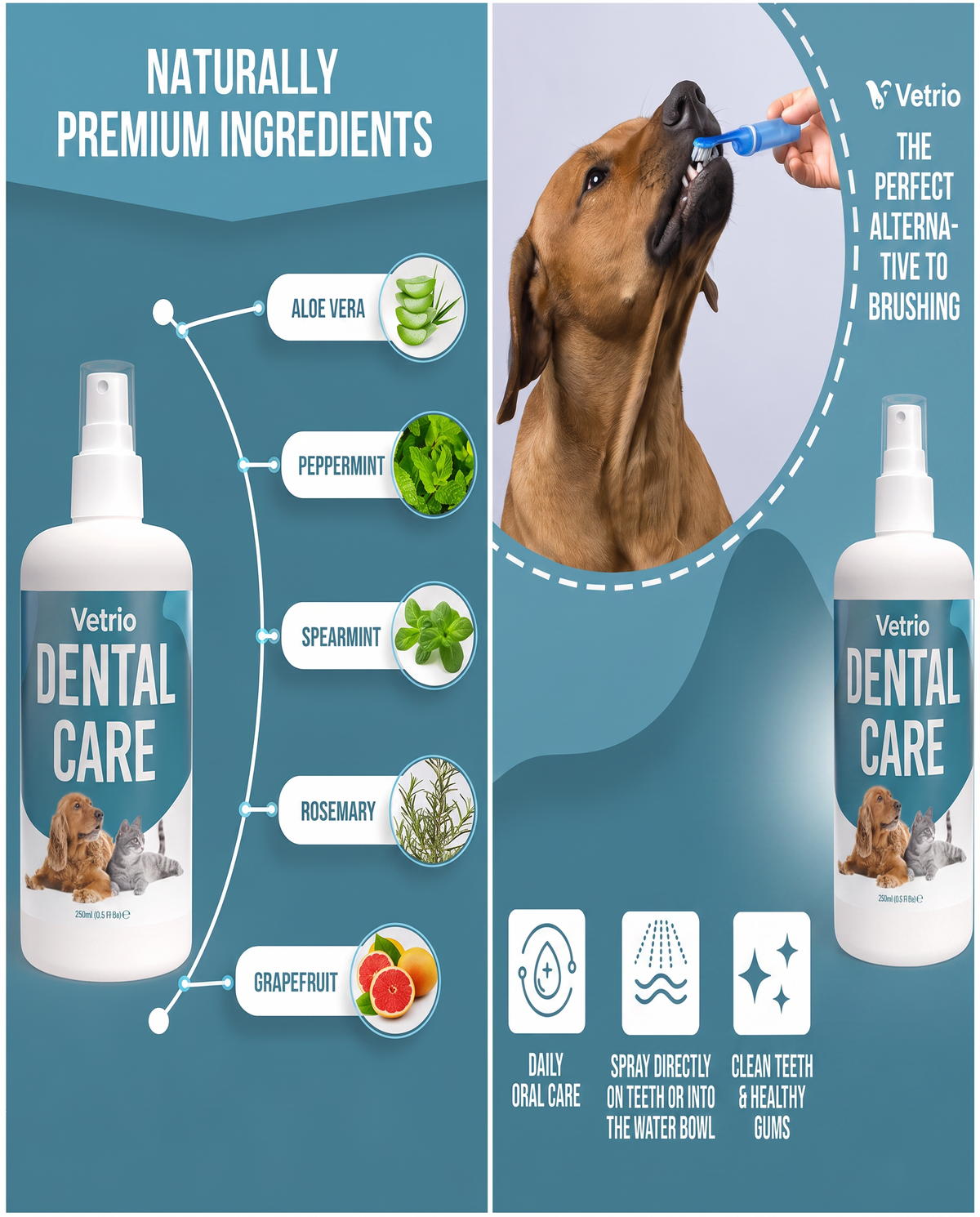 BrightBite™ Fresh Breath & Daily Dental Care for Dogs & Cats